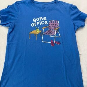 Life is Good Women's Short Sleeve Crusher-Lite Home Office Backyard Small E33